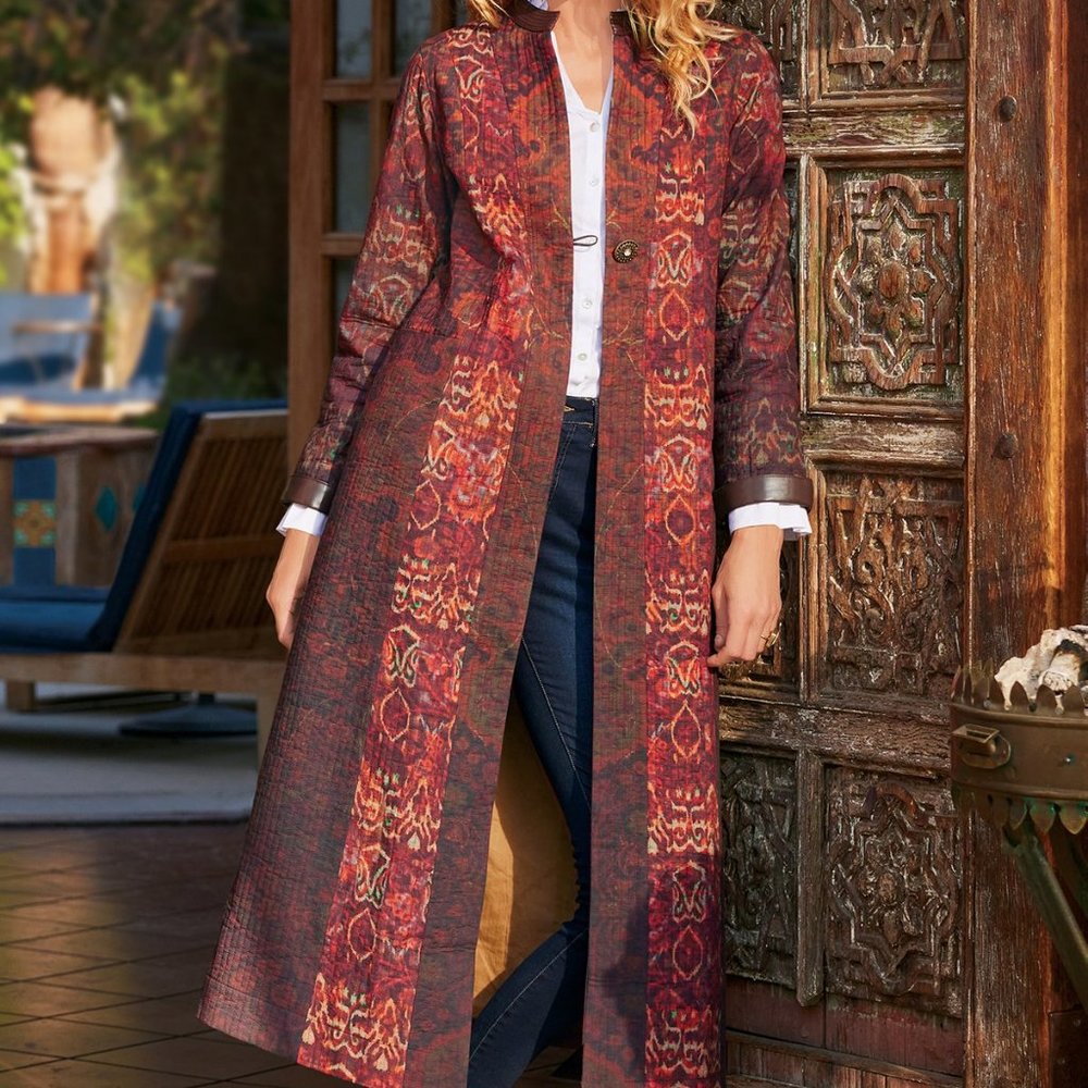 Soft Surroundings Icon Bedouin Duster - Petite Large